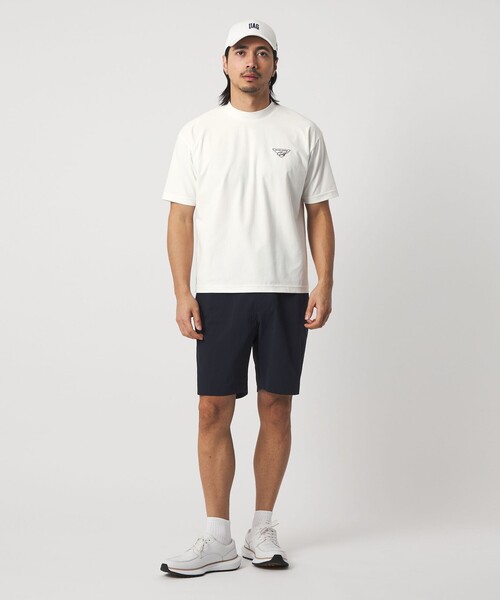 UNITED ARROWS GOLF(ユナイテッドアローズゴルフ)の「メンズ エンボス モックネック シャツ 吸水速乾 UV(Tシャツ/カットソー・メンズ・ブラック/ホワイト・M/XL/L)」の15枚目の写真