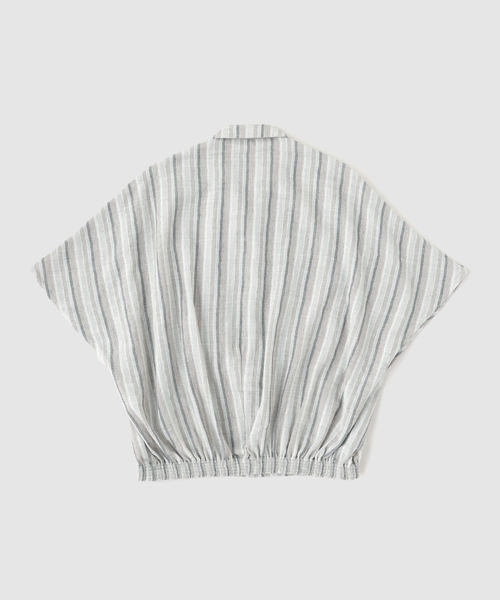 m's braque(エムズブラック)の「m’s braque (エムズ ブラック) NOTCHED COLLAR KAIT SHIRT(シャツ/ブラウス・メンズ・グレー・38)」の2枚目の写真