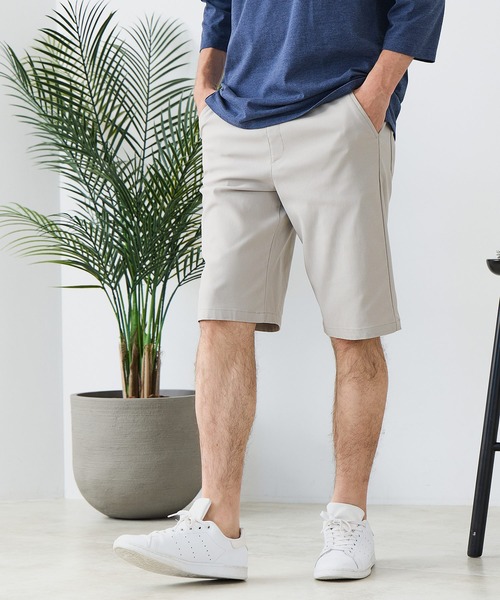 Blue Standard (ブルースタンダード)の「【BLUE STANDARD/ブルースタンダード】【遮熱&UVカット&接触冷感の高機能パンツ】スーパーストレッチショートパンツ ストレッチ 軽量 イージーケア 毛玉レス(その他パンツ・メンズ・チャコールグレー/ブラック/ベージュ/アイボリー・LARGE/MEDIUM/X-LARGE)」の11枚目の写真
