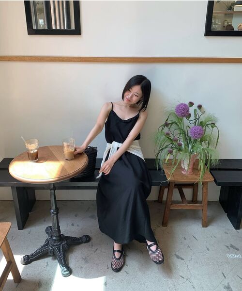 FRIVER07（フリバー07）の「Ruffle sleeveless dress [FRSP08OP02]_Black（ワンピース・レディース・ブラック・FREE）」の3枚目の写真
