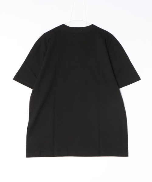 BIG MIKE（ビッグマイク）の「BIG MIKE ビッグマイク/ ピザ ロゴ HAPPY グラフィック プリントTシャツ 半袖 クルーネック // 102628400（Tシャツ/カットソー・メンズ・ブルー系その他/ブラック/ホワイト・MEDIUM/X-LARGE/LARGE）」の6枚目の写真