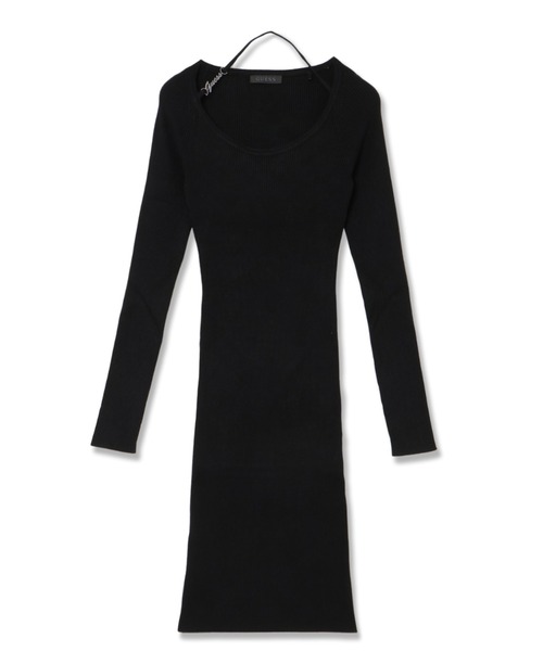 Guess(ゲス)の「MEGHAN Sweater Dress(ワンピース・レディース・ブラック・SMALL)」の1枚目の写真