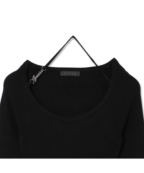 Guess(ゲス)の「MEGHAN Sweater Dress ワンピース(ワンピース・レディース・ブラック・SMALL/MEDIUM/LARGE/X-SMALL)」の3枚目の写真