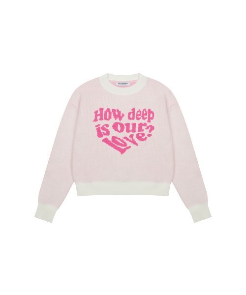 LUVISTRUE(ラヴイズトゥルー)の「MV LOVE KNIT(BABY PINK)(ニット/セーター・レディース・その他・FREE)」の14枚目の写真