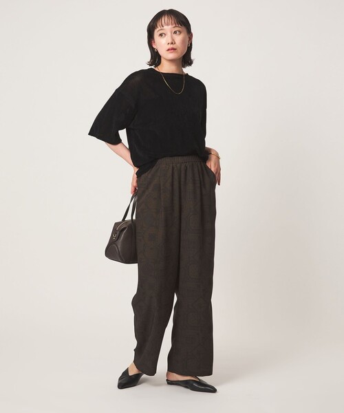 green label relaxing(グリーンレーベルリラクシング)の「スカーフプリント パンツ(その他パンツ・レディース・その他1・36/38)」の6枚目の写真