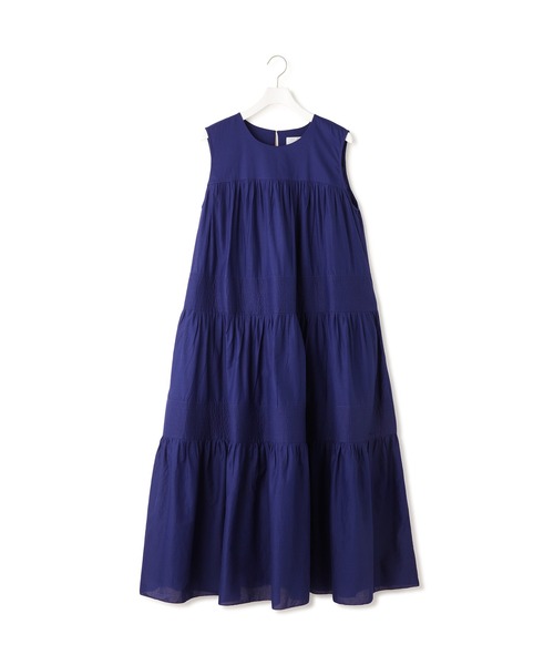 ADAM ET ROPE'(アダムエロペ)の「【AAYUSHI for ADAM ET ROPE'】別注Cotton voile long dress(ワンピース・レディース・ブルー/ブラック/ピンク・FREE)」の8枚目の写真