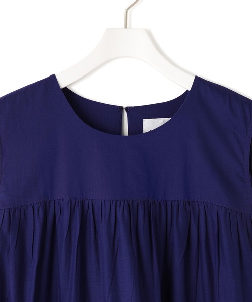 ADAM ET ROPE'(アダムエロペ)の「【AAYUSHI for ADAM ET ROPE'】別注Cotton voile long dress(ワンピース・レディース・ブルー/ブラック/ピンク・FREE)」の10枚目の写真