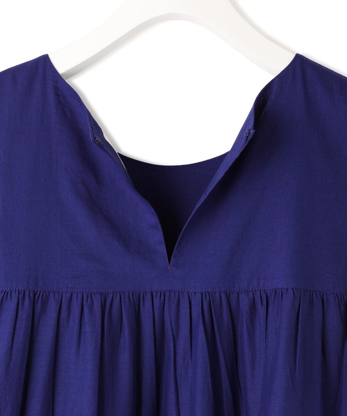 ADAM ET ROPE'(アダムエロペ)の「【AAYUSHI for ADAM ET ROPE'】別注Cotton voile long dress(ワンピース・レディース・ブルー/ブラック/ピンク・FREE)」の14枚目の写真