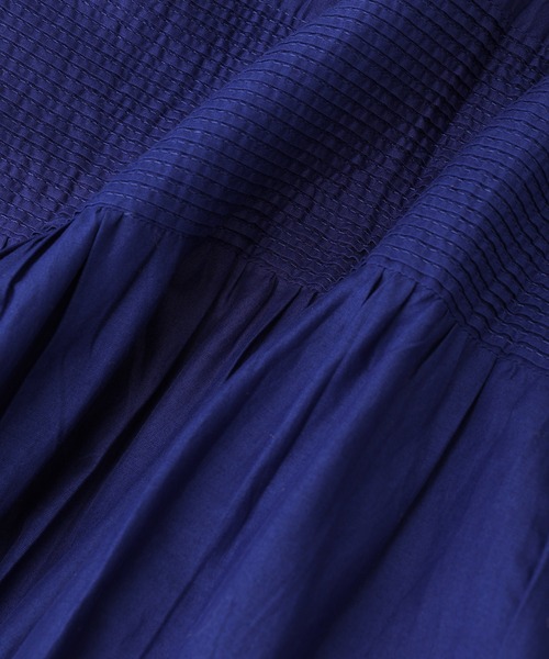 ADAM ET ROPE'(アダムエロペ)の「【AAYUSHI for ADAM ET ROPE'】別注Cotton voile long dress(ワンピース・レディース・ブルー/ブラック/ピンク・FREE)」の19枚目の写真