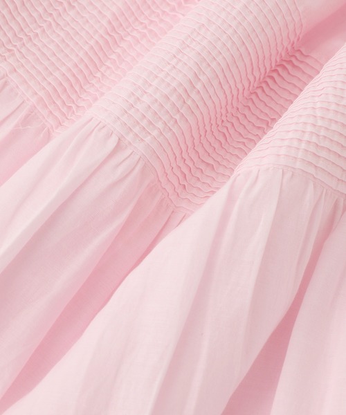 ADAM ET ROPE'(アダムエロペ)の「【AAYUSHI for ADAM ET ROPE'】別注Cotton voile long dress(ワンピース・レディース・ブルー/ブラック/ピンク・FREE)」の21枚目の写真