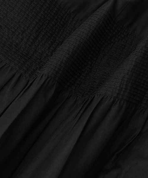 ADAM ET ROPE'(アダムエロペ)の「【AAYUSHI for ADAM ET ROPE'】別注Cotton voile long dress(ワンピース・レディース・ブルー/ブラック/ピンク・FREE)」の22枚目の写真