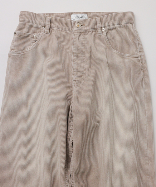 UNFOLLOW(アンフォロー)の「【FOLL / フォル】faded corduroy wardrobe jeans(デニムパンツ・メンズ・ベージュ/グレー・1/2/3)」の7枚目の写真