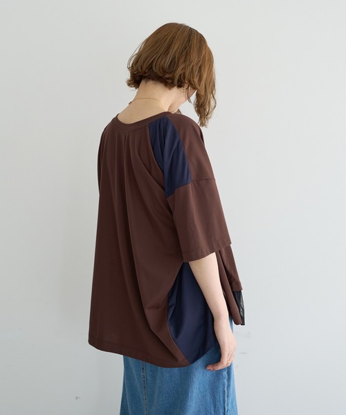 Editt by YECCA VECCA(エディットバイイェッカヴェッカ)の「マルチwayプルオーバー(Tシャツ/カットソー・レディース・ブラック/ブラウン/グレー・FREE)」の22枚目の写真