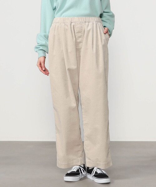 DANTON(ダントン)の「DANTON | コーデュロイ イージーストレートパンツ WOMEN(その他パンツ・レディース・ブラウン/アイボリー・38)」の9枚目の写真