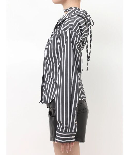 GYDA(ジェイダ)の「asymmetry chokerシャツ(シャツ/ブラウス・レディース・オフホワイト/その他1・FREE)」の13枚目の写真