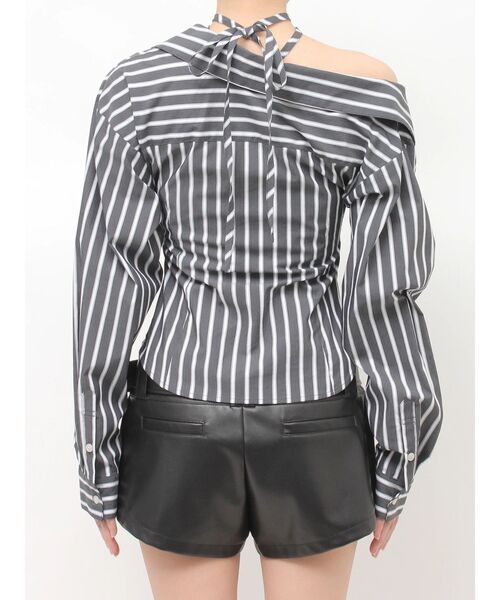 GYDA(ジェイダ)の「asymmetry chokerシャツ(シャツ/ブラウス・レディース・オフホワイト/その他1・FREE)」の14枚目の写真