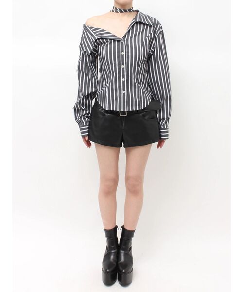 GYDA(ジェイダ)の「asymmetry chokerシャツ(シャツ/ブラウス・レディース・オフホワイト/その他1・FREE)」の20枚目の写真