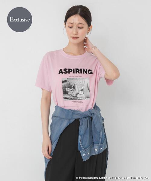 GOOD ROCK SPEED(グッドロックスピード)の「『別注』GOOD ROCK SPEED×URBAN RESEARCH CAT T-SHIRTS(Tシャツ/カットソー・レディース・ホワイト/ピンク・FREE)」の1枚目の写真