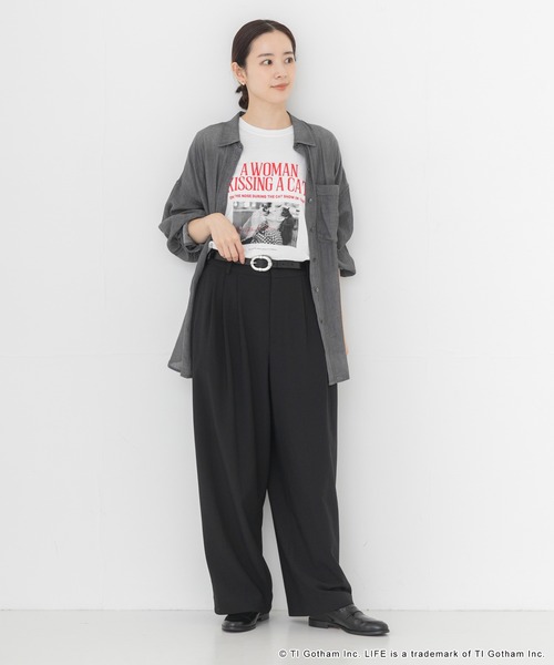 GOOD ROCK SPEED(グッドロックスピード)の「『別注』GOOD ROCK SPEED×URBAN RESEARCH CAT T-SHIRTS(Tシャツ/カットソー・レディース・ホワイト/ピンク・FREE)」の6枚目の写真