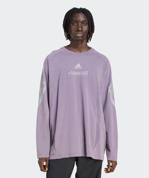 adidas(アディダス)の「Adilenium シーズン 4 チームガイスト グラフィック 長袖Tシャツ / ロンT / アディダスオリジナルス adidas Originals(Tシャツ/カットソー・メンズ・バイオレット・X-SMALL/X-LARGE/SMALL/MEDIUM/LARGE/3XL/XX-LARGE/XX-SMALL)」の1枚目の写真