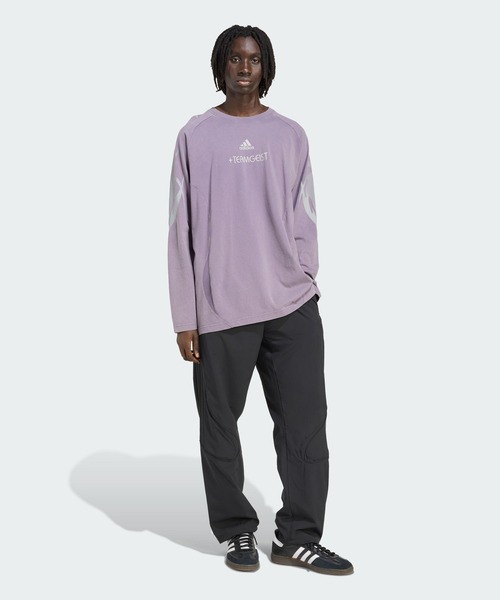 adidas(アディダス)の「Adilenium シーズン 4 チームガイスト グラフィック 長袖Tシャツ / ロンT / アディダスオリジナルス adidas Originals(Tシャツ/カットソー・メンズ・バイオレット・X-SMALL/X-LARGE/SMALL/MEDIUM/LARGE/3XL/XX-LARGE/XX-SMALL)」の3枚目の写真