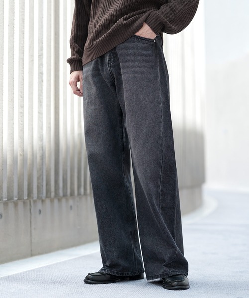 ASTRONOMY(アストロノミー)の「3D CURVED TWIST DENIM PANTS / 3Dカーブツイストデニムパンツ(デニムパンツ・メンズ・ネイビー系/ダークネイビー/ブルー系その他/ブルー系/ブラウン/ブラック系・M/S/L/XL)」の7枚目の写真
