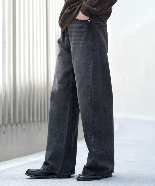 ASTRONOMY(アストロノミー)の「3D CURVED TWIST DENIM PANTS / 3Dカーブツイストデニムパンツ(デニムパンツ・メンズ・ネイビー系/ダークネイビー/ブルー系その他/ブルー系/ブラウン/ブラック系・M/S/L/XL)」の8枚目の写真