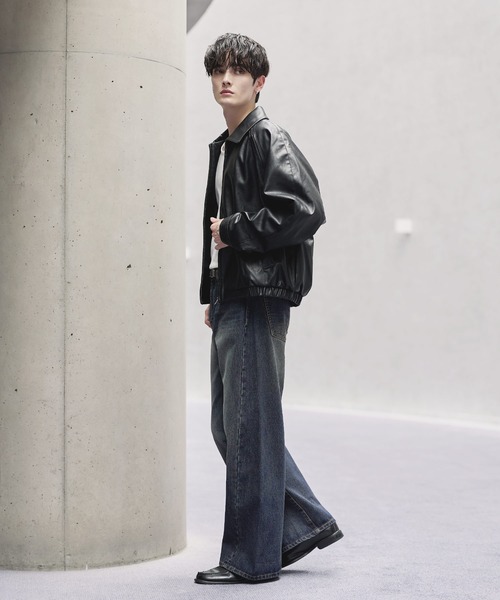 ASTRONOMY(アストロノミー)の「3D CURVED TWIST DENIM PANTS / 3Dカーブツイストデニムパンツ(デニムパンツ・メンズ・ネイビー系/ダークネイビー/ブルー系その他/ブルー系/ブラウン/ブラック系・M/S/L/XL)」の10枚目の写真