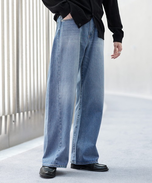 ASTRONOMY(アストロノミー)の「3D CURVED TWIST DENIM PANTS / 3Dカーブツイストデニムパンツ(デニムパンツ・メンズ・ネイビー系/ダークネイビー/ブルー系その他/ブルー系/ブラウン/ブラック系・M/S/L/XL)」の15枚目の写真