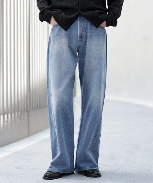ASTRONOMY(アストロノミー)の「3D CURVED TWIST DENIM PANTS / 3Dカーブツイストデニムパンツ(デニムパンツ・メンズ・ネイビー系/ダークネイビー/ブルー系その他/ブルー系/ブラウン/ブラック系・M/S/L/XL)」の18枚目の写真