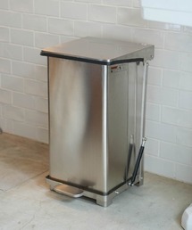 DUST BIN SATIN FINISHED 25L/ステンレス ゴミ箱 25L（ダストボックス