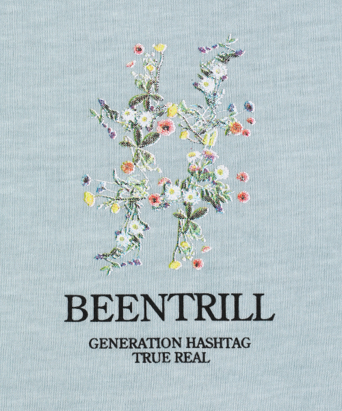 BEENTRILL(ビントリル)の「ウィメンズエッセンシャルフラワーベーシックロゴ半袖Tシャツ(ミント)(Tシャツ/カットソー・レディース・その他・SMALL/MEDIUM/LARGE/X-LARGE/2XL)」の3枚目の写真