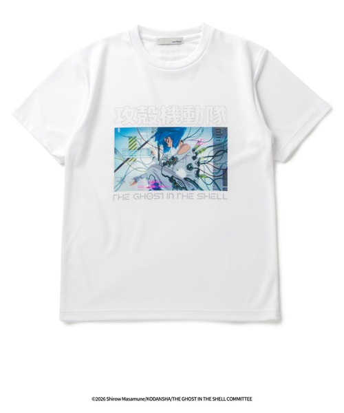 narifuri(ナリフリ)の「narifuri × 攻殻機動隊 THE GHOST IN THE SHELL ドライTシャツ(Tシャツ/カットソー・メンズ・ブラック/ホワイト/ブルー・LARGE/X-LARGE/SMALL/MEDIUM)」の4枚目の写真