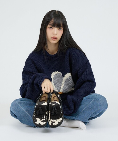 SHAKA(シャカ)の「【SHAKA/シャカ】ミュール タッセル カウ/MULE TASSEL COW/シューズ(モカシン/デッキシューズ・レディース・ブラック系その他/ブラウン系その他・25/24/23)」の17枚目の写真