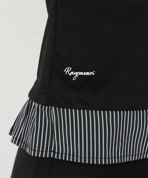 RAY CASSIN(レイカズン)の「【セットアップ対応】パフスリーブタンクトップレイヤードブラウス(シャツ/ブラウス・レディース・グレー系その他2/ブラック系その他2・FREE)」の3枚目の写真