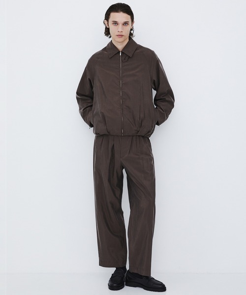 UNITED TOKYO（ユナイテッドトウキョウ）の「【数量限定】SILK NYLON EASY PANTS　｜シルク85％/肌離れ/ムレ防止/日本製産（その他パンツ・メンズ・ライトブルーグレー/ブラック/ブラウン・1/2）」の20枚目の写真