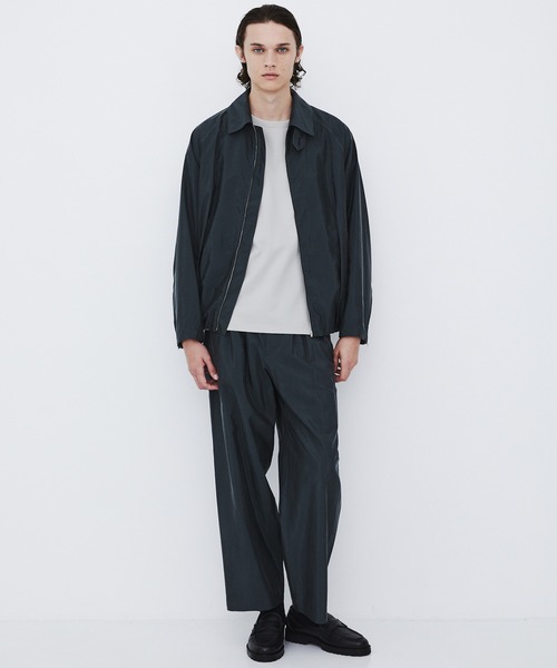 UNITED TOKYO（ユナイテッドトウキョウ）の「【数量限定】SILK NYLON EASY PANTS　｜シルク85％/肌離れ/ムレ防止/日本製産（その他パンツ・メンズ・ライトブルーグレー/ブラック/ブラウン・1/2）」の7枚目の写真