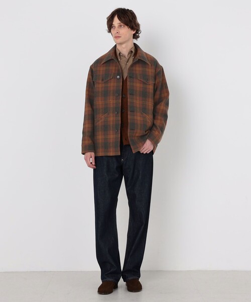TOMORROWLAND (トゥモローランド)の「【別注】PENDLETON ウールチェック CPO シャツブルゾン(ブルゾン・メンズ・ブルー系その他/オレンジ系その他・XS/S/M)」の16枚目の写真