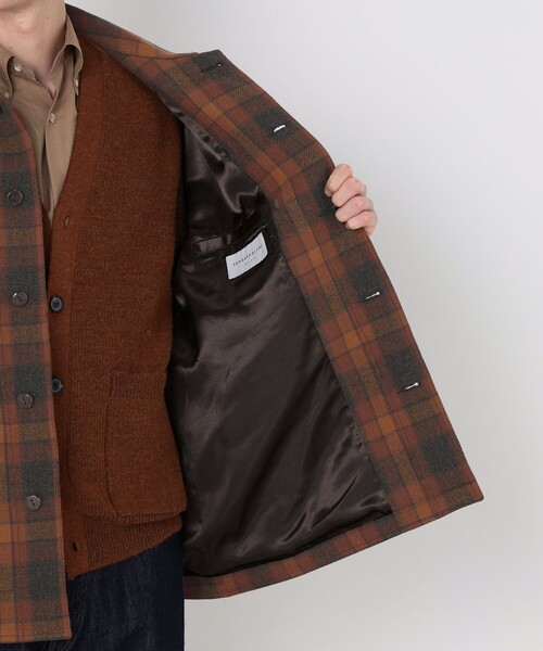 TOMORROWLAND (トゥモローランド)の「【別注】PENDLETON ウールチェック CPO シャツブルゾン(ブルゾン・メンズ・ブルー系その他/オレンジ系その他・XS/S/M)」の6枚目の写真