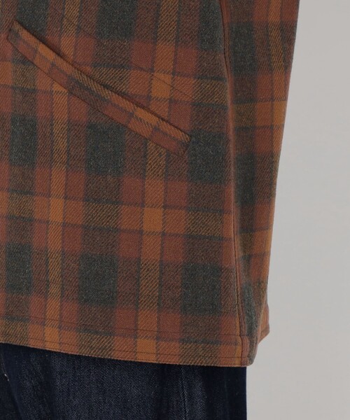 TOMORROWLAND (トゥモローランド)の「【別注】PENDLETON ウールチェック CPO シャツブルゾン(ブルゾン・メンズ・ブルー系その他/オレンジ系その他・XS/S/M)」の12枚目の写真