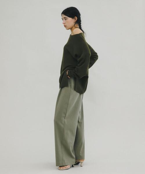 LAATO（ラート）の「off shoulder knit（ニット/セーター・レディース・レッド/カーキ・FREE）」の8枚目の写真