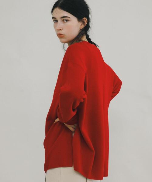 LAATO（ラート）の「off shoulder knit（ニット/セーター・レディース・レッド/カーキ・FREE）」の13枚目の写真