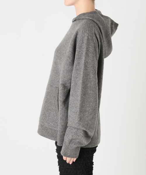 CITYSHOP(シティーショップ)の「HOODIE ニット(ニット/セーター・レディース・ピンク/チャコールグレー/ベージュ・FREE)」の11枚目の写真