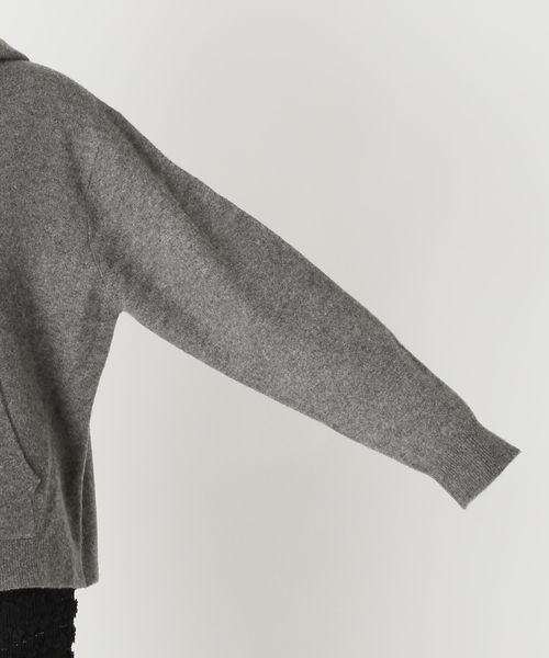CITYSHOP(シティーショップ)の「HOODIE ニット(ニット/セーター・レディース・ピンク/チャコールグレー/ベージュ・FREE)」の14枚目の写真