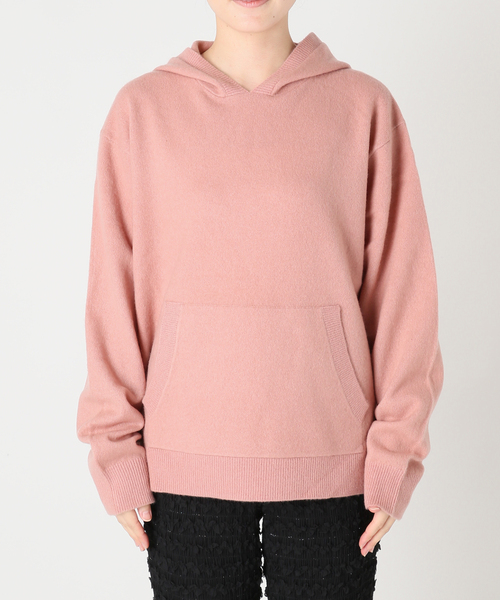 CITYSHOP(シティーショップ)の「HOODIE ニット(ニット/セーター・レディース・ピンク/チャコールグレー/ベージュ・FREE)」の19枚目の写真