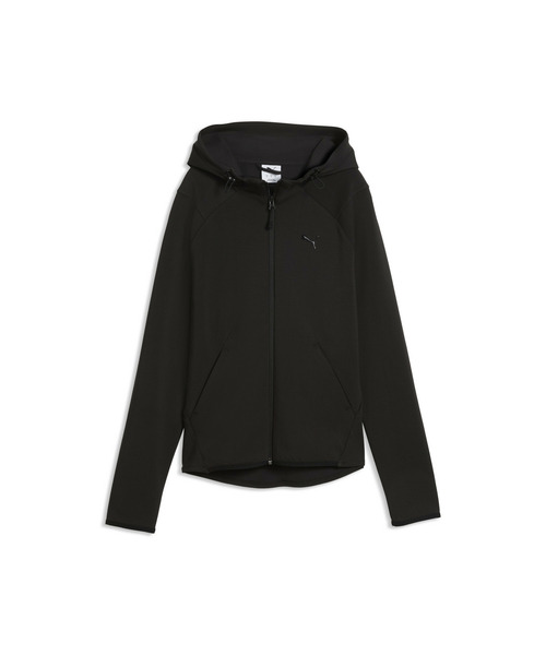 PUMA(プーマ)の「PUMA プーマ ウィメンズ プーマテック センス フルジップ ジャケット(ジャージ・レディース・ブラック/ダークグレー・LARGE/MEDIUM/SMALL)」の9枚目の写真