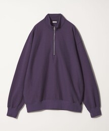Steven Alan | ＜Steven Alan＞ C/R ウラケ ジップ スタンドネック スウェット(スウェット)