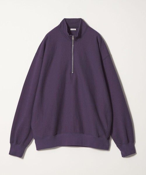 Steven Alan(スティーブンアラン)の「<Steven Alan> C/R ウラケ ジップ スタンドネック スウェット(スウェット・メンズ・パープル/ダークグレー/オリーブ・XL/L/M/S)」の3枚目の写真