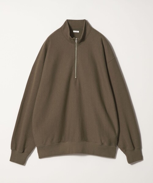 Steven Alan(スティーブンアラン)の「<Steven Alan> C/R ウラケ ジップ スタンドネック スウェット(スウェット・メンズ・パープル/ダークグレー/オリーブ・XL/L/M/S)」の2枚目の写真