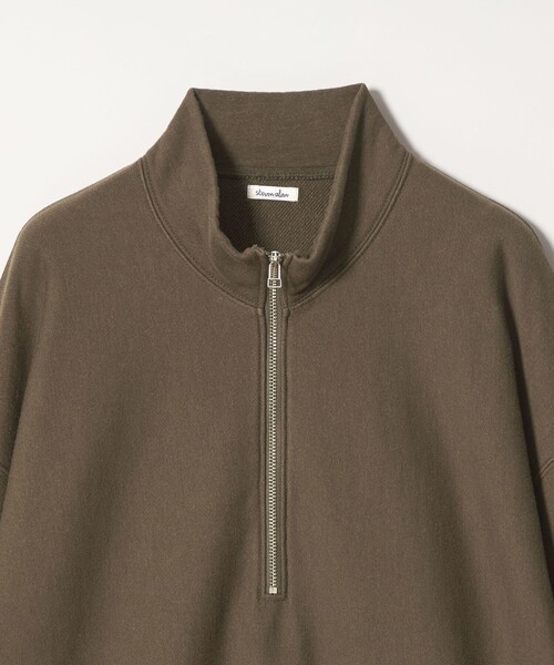 Steven Alan(スティーブンアラン)の「<Steven Alan> C/R ウラケ ジップ スタンドネック スウェット(スウェット・メンズ・パープル/ダークグレー/オリーブ・XL/L/M/S)」の19枚目の写真
